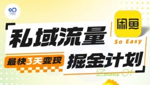 私域流量掘金计划实战训练营,最快3天变现-互联网资源大全网