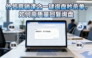 外贸营销课之一键询盘秒杀单,如何高质量回复询盘-互联网资源大全网
