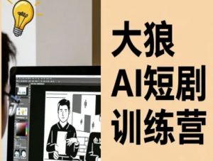 大狼AI短剧训练营-短剧课程(更新中)-第一资源库