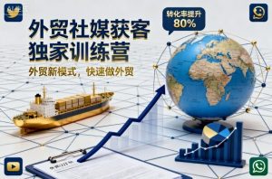 外贸社媒获客独家训练营,外贸新模式,快速做外贸-互联网资源大全网