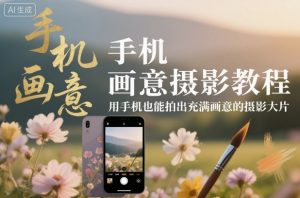 手机画意摄影教程,用手机也能拍出充满画意的摄影大片-互联网资源大全网