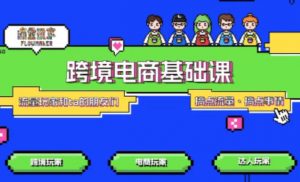 TikTok跨境电商基础课,专为想深耕跨境赛道的粉丝打造,解决抖音外站教学限制痛点-第一资源库
