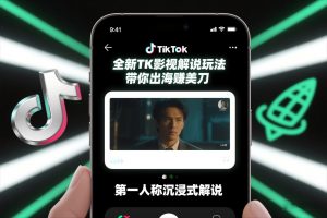 TikTok第一人称影视解说教学,全新TK影视解说玩法,带你出海賺美刀-第一资源库