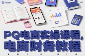 PQ电商实操课程,电商财务教程-第一资源库